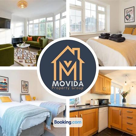 Large Modern 6 Bedroom House By Movida Property Group Short Lets & Serviced Accommodation With Games Room Leeds (West Yorkshire) Exterior foto